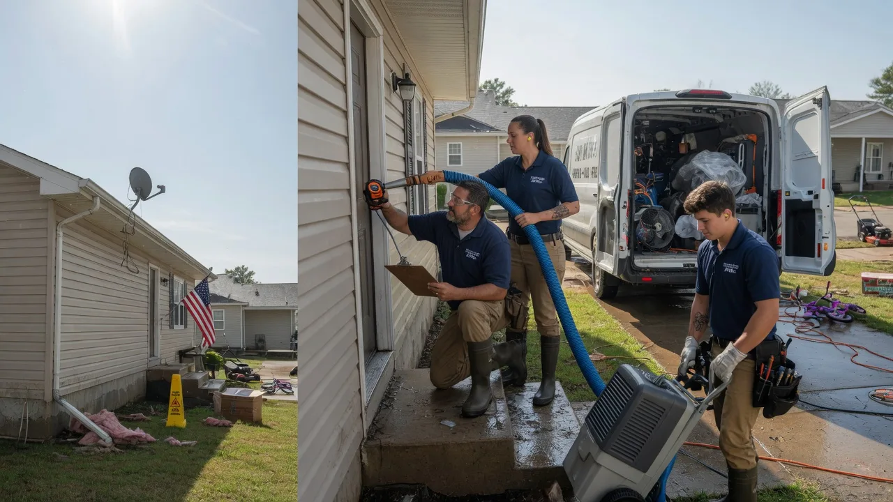 Ceiling Water Damage Restoration in Sanders, KY near me